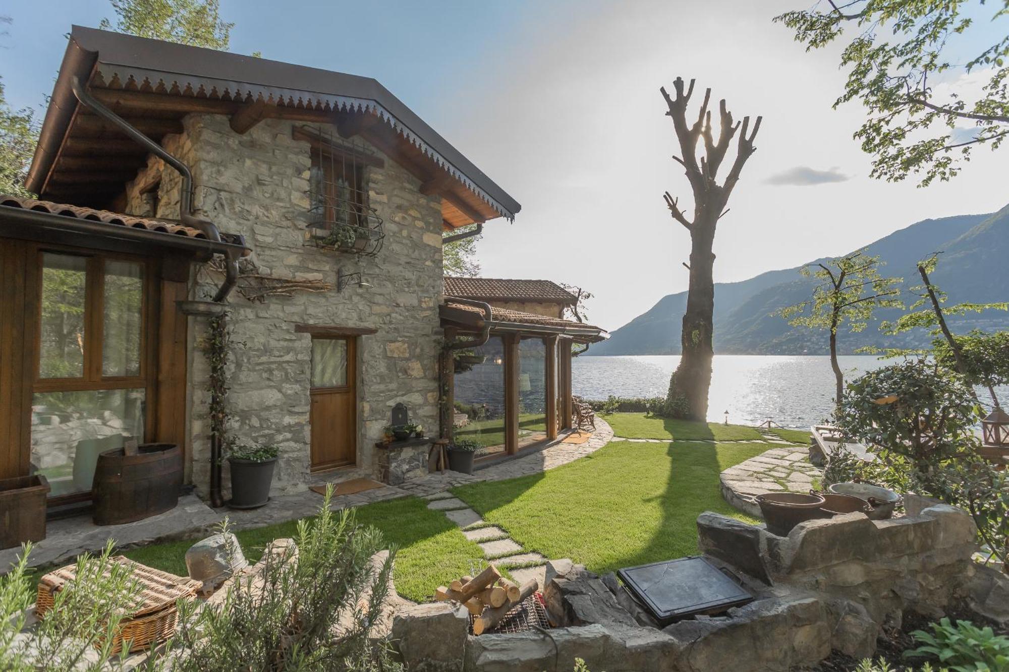 The Writer'S Nest Waterfront Villa By Rent All Como Faggeto Lario Екстериор снимка