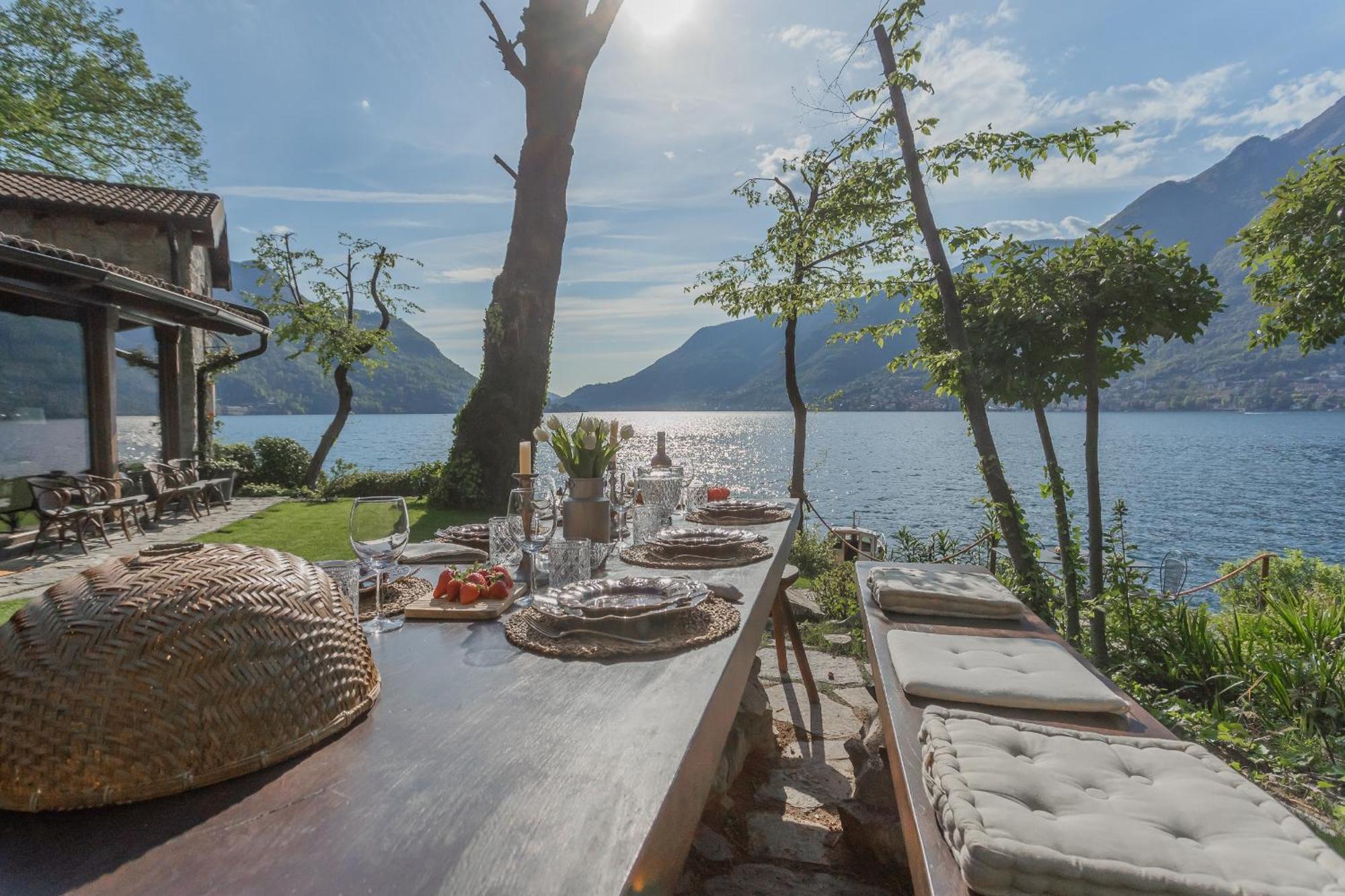 The Writer'S Nest Waterfront Villa By Rent All Como Faggeto Lario Екстериор снимка