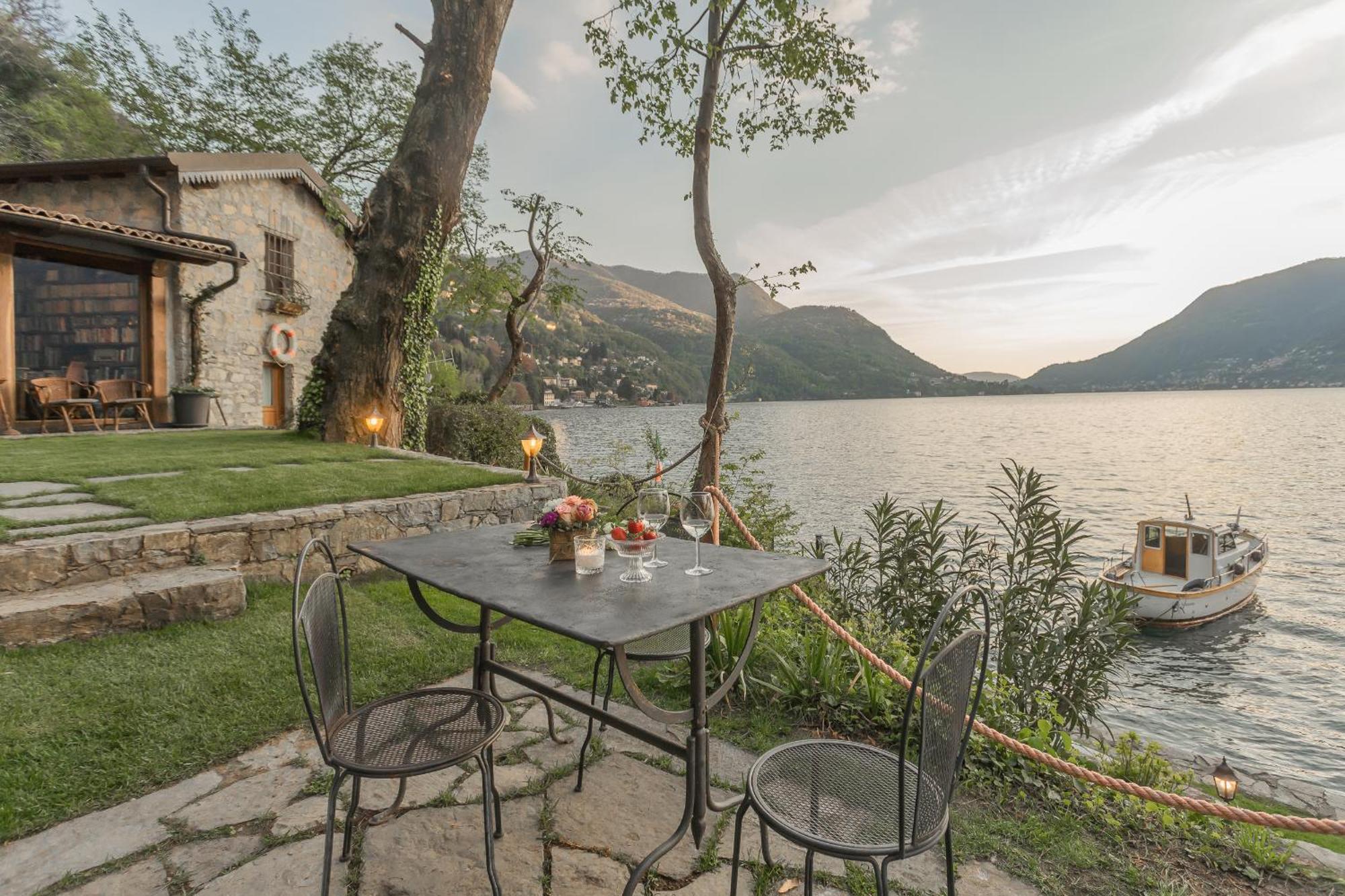 The Writer'S Nest Waterfront Villa By Rent All Como Faggeto Lario Екстериор снимка